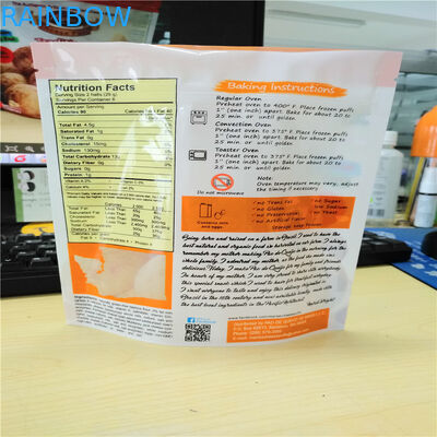 Meksiko Brasil Keju Puff Logo Kustom Kantong Plastik Kemasan Brasil Keju Puff Cookies Keju Chips