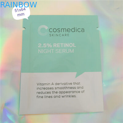 Sampel Kemasan Kantong Plastik Aluminium Foil Sachet Kosmetik, Sampel Kosmetik Sealing Tiga Sisi Sachet