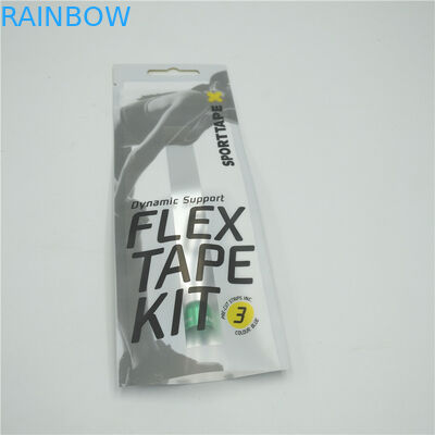 Kemasan Kantung Plastik Bawah Gantung Bawah, Kantung Segel Tiga Sisi Kustom Dicetak