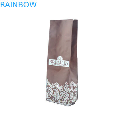 2017 Grosir segel panas 500g tas kopi bubuk panggang dengan katup dan dasi timah