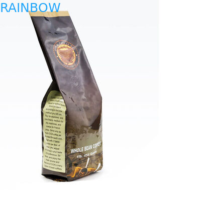 2017 Grosir segel panas 500g tas kopi bubuk panggang dengan katup dan dasi timah