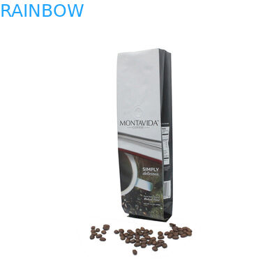 Sisi dicetak kustom buhul foil berjajar tas kopi grosir paket 500g 1 kg