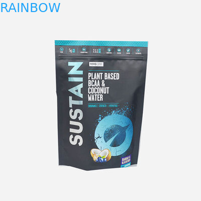 Cina Pabrik Panas Sealable Senyawa Pencetakan Logo Berdiri Disesuaikan Foil Makanan Kopi Teh Kantong 1 kg 500g Dengan Zipp