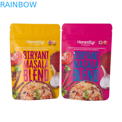 disesuaikan Stand Up Kantong ritsleting tas food grade kantong makanan ringan kacang plastik