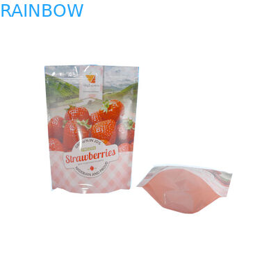 disesuaikan Stand Up Kantong ritsleting tas food grade kantong makanan ringan kacang plastik