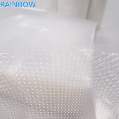 Embossed Vacuum Seal Bag Rolls PA / PE Film Kemasan Makanan Untuk Makanan Beku