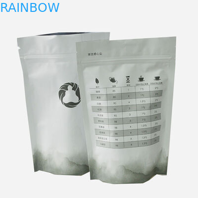 SGS food grade 100g kustom ditutup kembali matte foil berdiri kantong ziplock untuk kacang