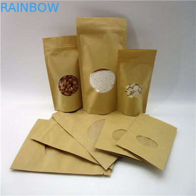 Kantung Kertas Disesuaikan Berbentuk Oval / Kantong Kemasan Beras Protein Beras