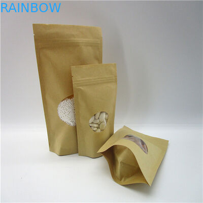 Kantung Kertas Disesuaikan Berbentuk Oval / Kantong Kemasan Beras Protein Beras