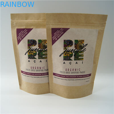 Kantung Kertas Disesuaikan Berbentuk Oval / Kantong Kemasan Beras Protein Beras