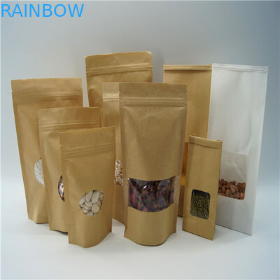 Kantung Kertas Disesuaikan Berbentuk Oval / Kantong Kemasan Beras Protein Beras