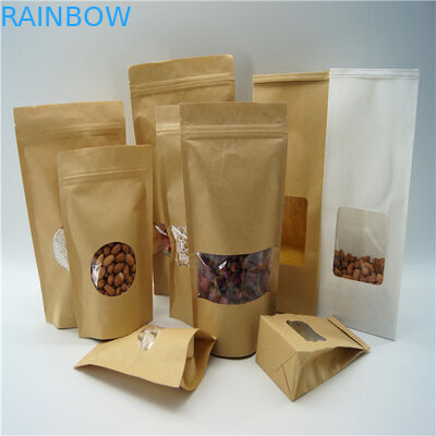 Kantung Kertas Disesuaikan Berbentuk Oval / Kantong Kemasan Beras Protein Beras