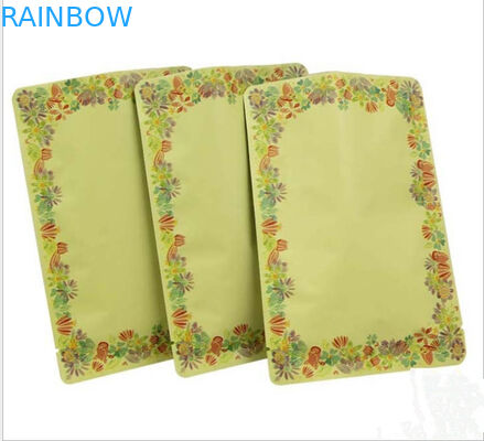 Kustom Hitam Tiga Sisi Disegel Tas Sampel Kemasan Kosmetik Untuk Krim