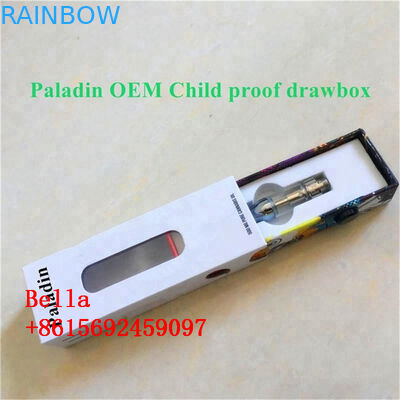Oil Vape Shatter Pen Kemasan Box Moistureproof Dengan Bahan Laminated