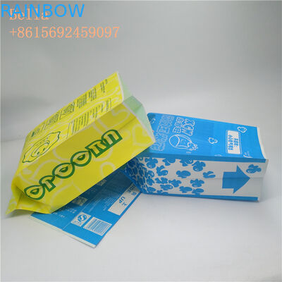 100g / 120g Microwave Popcorn Bag Kertas Reflektif Untuk Manual / Auto Mengisi Mesin