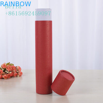 Pro-Lingkungan Kemasan Kotak Kertas, Kotak Hadiah Silinder Papan Api