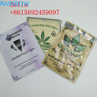 Three Side Seal Plastic Packing Bags PET / VMPET / Bahan PE Untuk Vape Pen