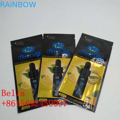 Three Side Seal Plastic Packing Bags PET / VMPET / Bahan PE Untuk Vape Pen