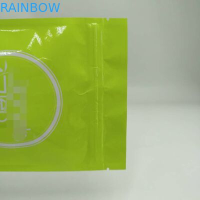 FDA Self Seal Zipper kantong plastik pouch Aluminium Foil dengan Warna Cerah