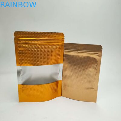 Aluminium Stand Up Pouches 200g / 250g Logo Disesuaikan Untuk Biji Kopi