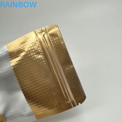 Aluminium Stand Up Pouches 200g / 250g Logo Disesuaikan Untuk Biji Kopi