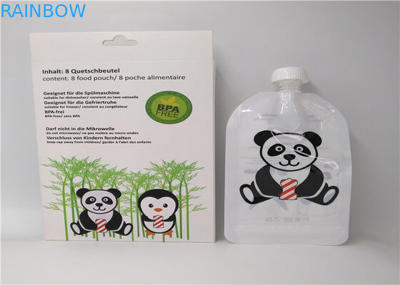 Pencetakan Kustom Transparan Spout Pouch Packaging