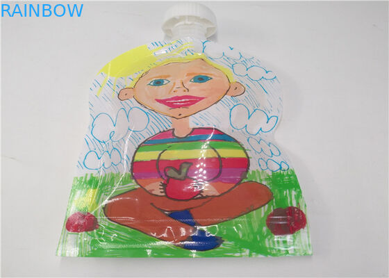 Pencetakan Kustom Transparan Spout Pouch Packaging