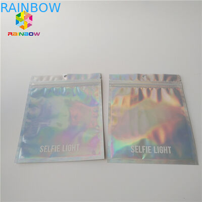 Tas Kemasan Kosmetik Diamond Bright, 3 Side Seal Pouch Cetak Kustom Logo