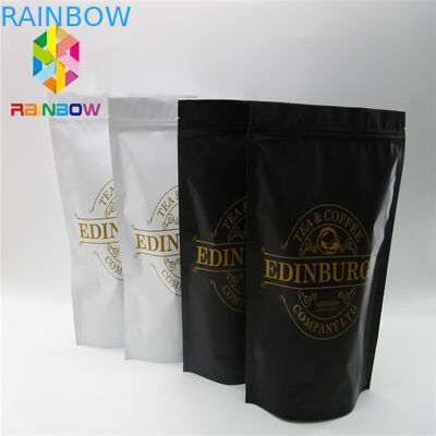 Kemasan Kantong Plastik Aluminium Foil Dilaminasi, Heat Sealed Stand Up Bags Dengan Valve