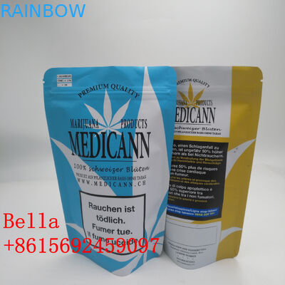 Kantong Plastik Heat Seal Tiga Lapisan Dilaminasi Dengan Pencetakan Logo