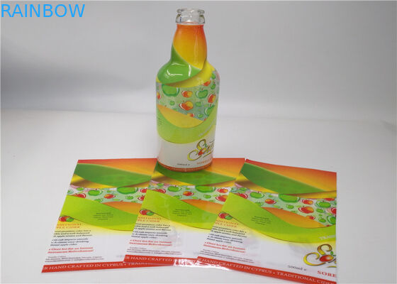 Label Lengan Penyusut PET / PVC Tahan Air