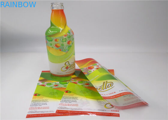 Label Lengan Penyusut PET / PVC Tahan Air