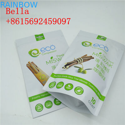 Matt Finish Ziplock Snack Bag Kemasan Light Proof Resistance Tusukan