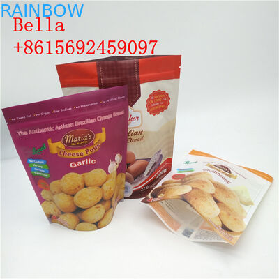 Matt Finish Ziplock Snack Bag Kemasan Light Proof Resistance Tusukan