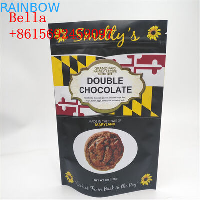 Matt Finish Ziplock Snack Bag Kemasan Light Proof Resistance Tusukan