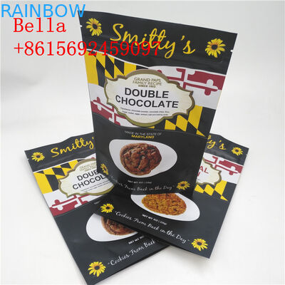 Matt Finish Ziplock Snack Bag Kemasan Light Proof Resistance Tusukan