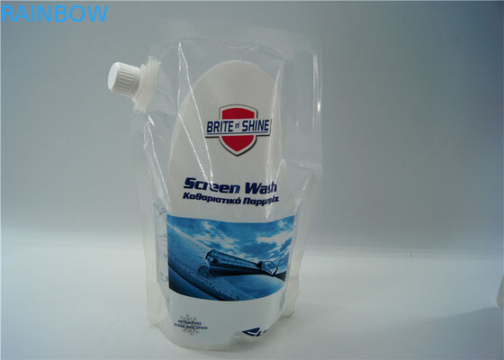 Tas Liquid Spout Transparan Untuk Minuman / Minuman Energi Kemasan