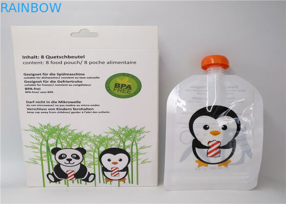 Tas Liquid Spout Transparan Untuk Minuman / Minuman Energi Kemasan