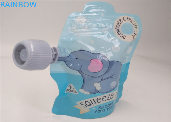 Tas Liquid Spout Transparan Untuk Minuman / Minuman Energi Kemasan