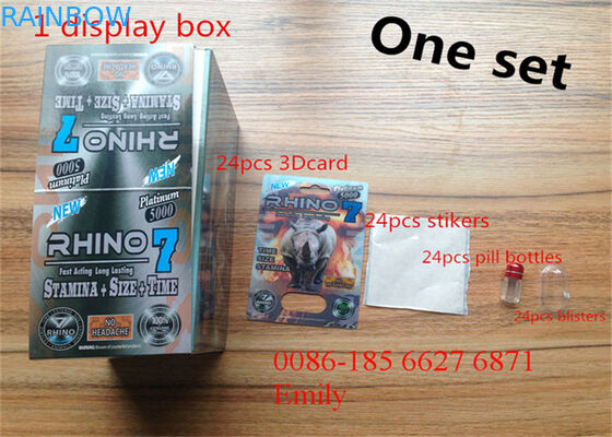 Kemasan Kartu Blister Rhino 69 9 x 12cm Dengan Finishing Permukaan Mengkilap