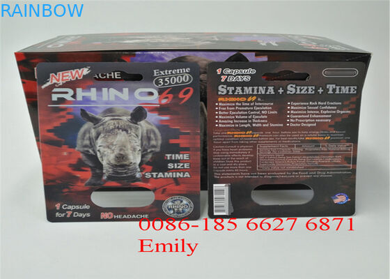 Kemudahan Kemasan Pil Badak Blister Dengan Efek Permukaan Embossing