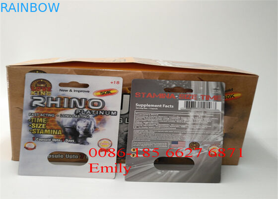 Kemudahan Kemasan Pil Badak Blister Dengan Efek Permukaan Embossing