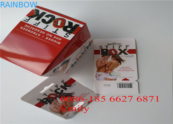 Bahan Kertas Kemasan Kartu Blister Untuk Semua Nature FX9000 Penis Power Capsules