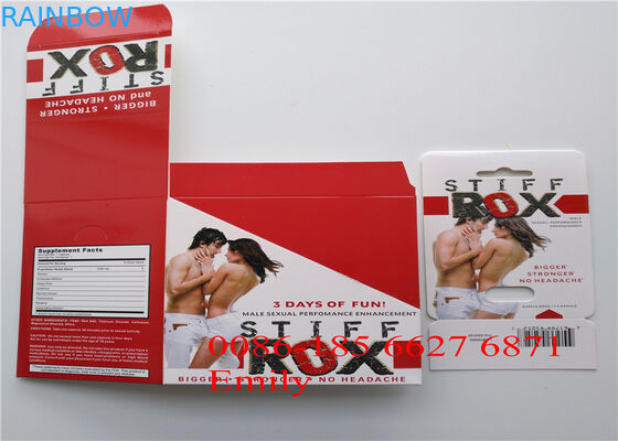 Bahan Kertas Kemasan Kartu Blister Untuk Semua Nature FX9000 Penis Power Capsules