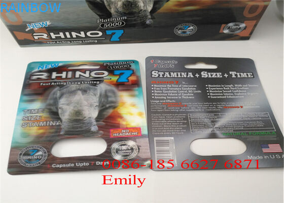 Kemasan Kartu Blister OEM Untuk Meningkatkan Kemasan Max Man Kapsul