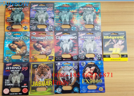 Kemasan Kartu Blister OEM Untuk Meningkatkan Kemasan Max Man Kapsul