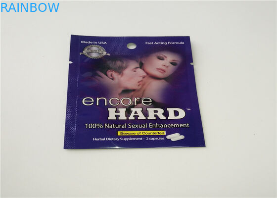 Kemasan Herbal Dupa Ukuran Kecil Logo Kustom Dicetak Dengan Lapisan Aluminium