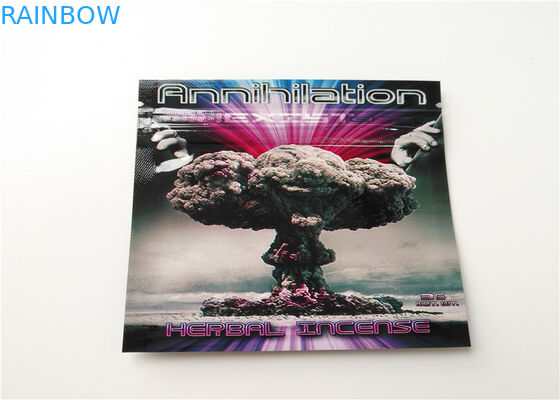 Kemasan Herbal Dupa Ukuran Kecil Logo Kustom Dicetak Dengan Lapisan Aluminium