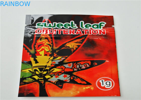 Kemasan Herbal Dupa Ukuran Kecil Logo Kustom Dicetak Dengan Lapisan Aluminium