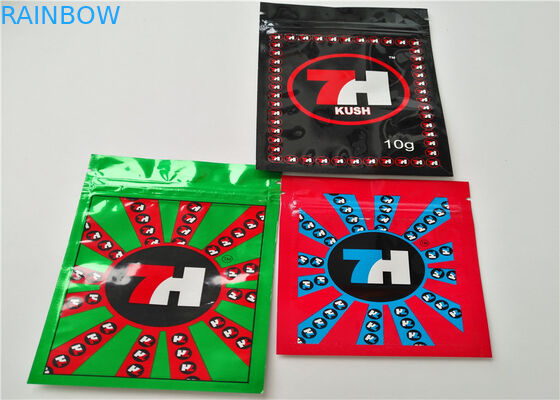 Kemasan Herbal Dupa Ukuran Kecil Logo Kustom Dicetak Dengan Lapisan Aluminium